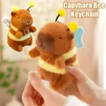 Capybara Bumblebee Plüschtier Schlüsselanhänger Geschenk Idee